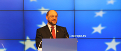 Europa-Parlamentets formand Schulz