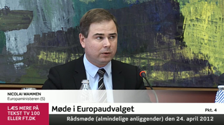 Europaudvalgets møde den 20. april 2012