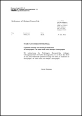 Status på ratifikationen