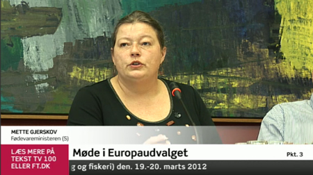 Se optagelsen af ministerens fremlæggelse