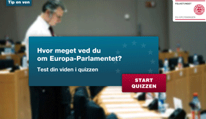 Prøv quizzen om Europa-Parlamentet (Flash)