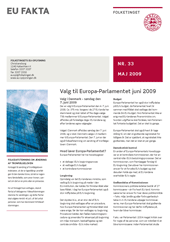 Læs mere om valget i EU-Oplysningens faktablad