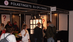 Folketingets stand på bogmessen