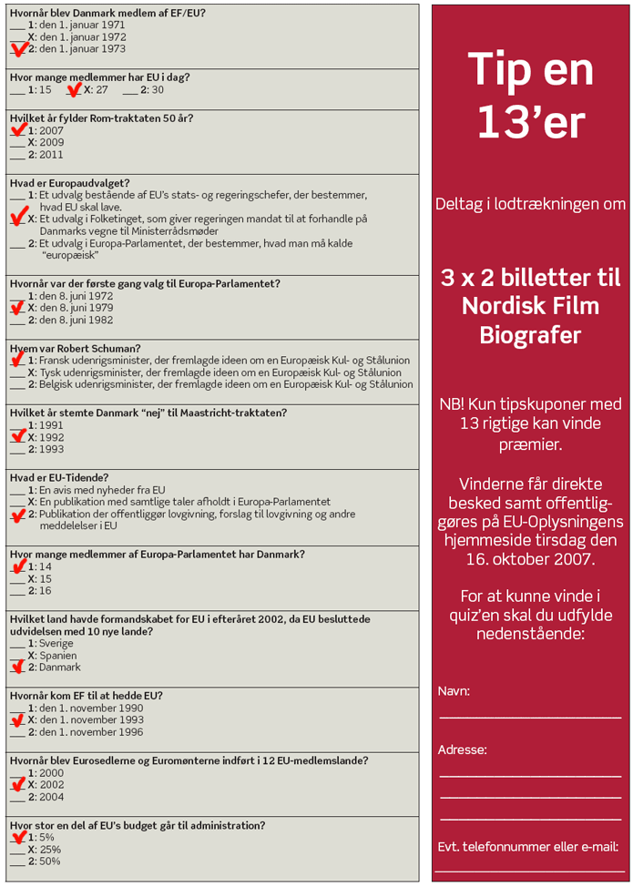 Rigtig besvarelse