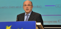 Kommissæren for økonomiske og finansielle anliggender, Joaquin Almunia. Foto: Europa-Kommissionen