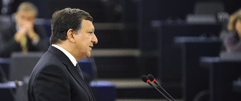 Barroso's tale i EP. Foto: Kommissionen